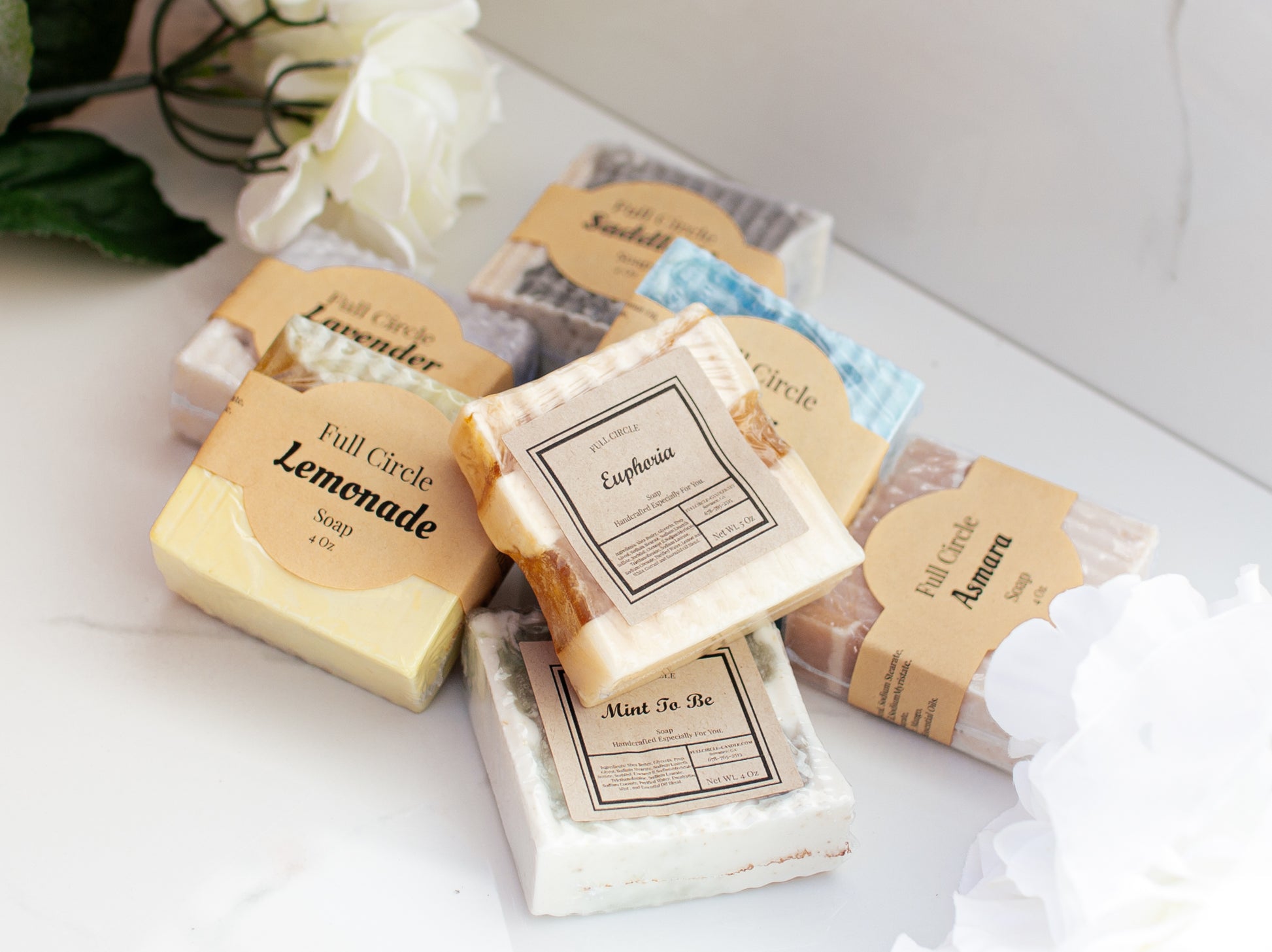 Introduce a touch of luxury to your daily routine with our handmade bar soaps, expertly crafted with eco-friendly ingredients including sunflower and coconut oils. Infused with a blend of essential oils, indulge in a sensory experience that nourishes and cleanses your skin. Upgrade your bath time today.