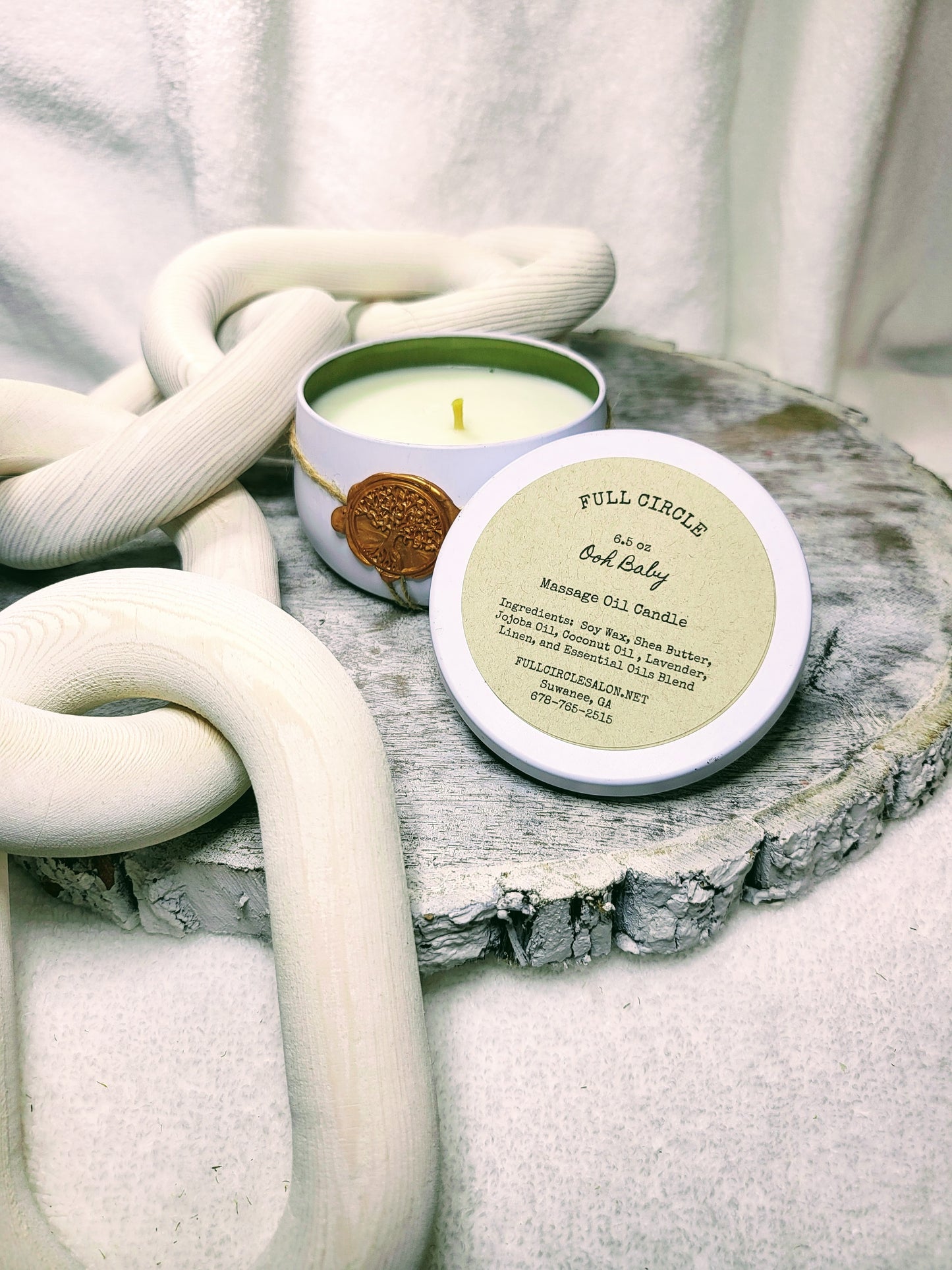 Massage Oil Candles