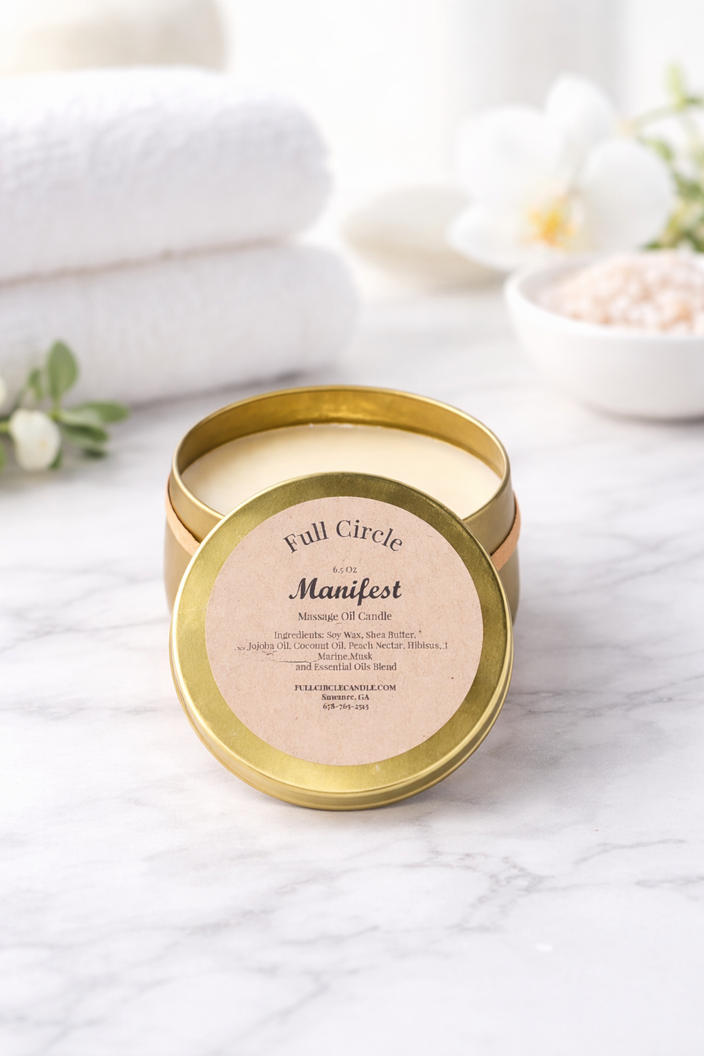 Massage Oil Candles